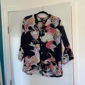 Great printed blouse